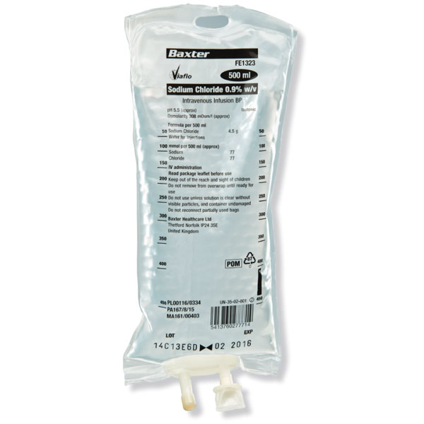 Sodium Chloride 500ml Elite Direct Pharma